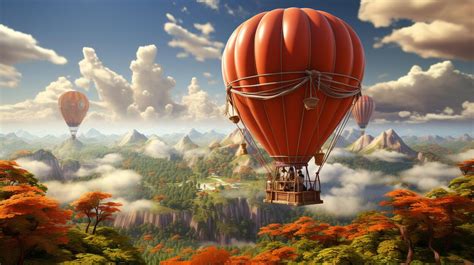 Hot Air Balloon Cartoon Stock Photos Images And Backgrounds For Free