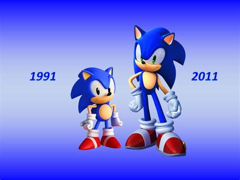 Sonic the Hedgehog 1991 to 2011 by 9029561 on DeviantArt