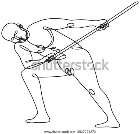 Continuous Line Drawing Illustration Nude Male Stock Vector Royalty Free Shutterstock