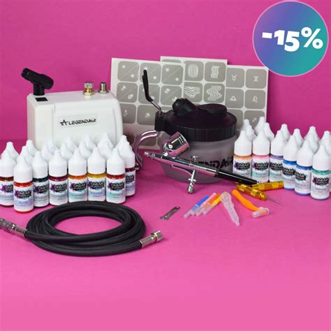 Чемодан-кейс «AIR BOX - S» Стартовый набор для аэрографии на ногтях ...