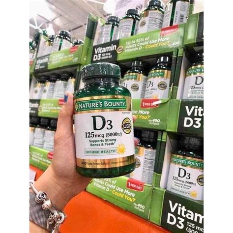 5 2023 Vitamin D3 125mcg 5000 IU Nature S Bounty Shopee Malaysia