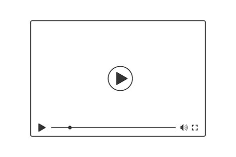 Reproductor De Video Multimedia Con Icono De N De Reproducci N