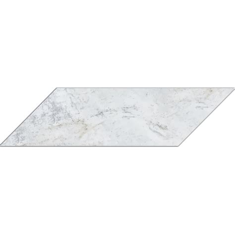 Bianco Marea X Chevron Honed Marble Pera Tile