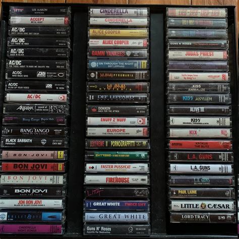 Hair Metal/hard Rock Cassette Tapes A-K you Pick - Etsy