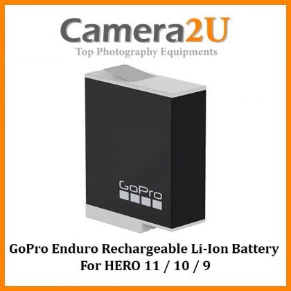 Gopro Enduro Rechargeable Li Ion Battery For Hero Black