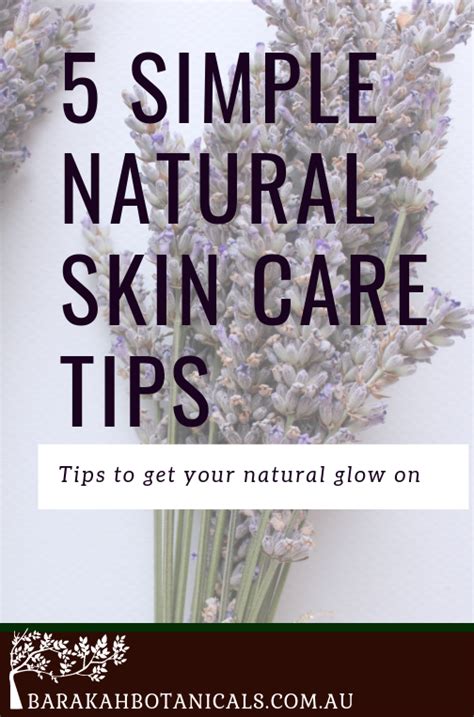 Simple natural skin care tips to help you get started with a natural ...