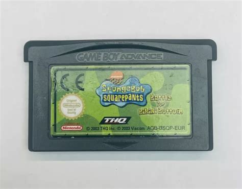 SPONGEBOB SQUAREPANTS BATTLE For Bikini Bottom Game Boy Advance 14 99 PicClick UK