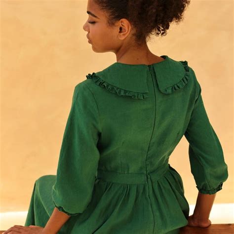 Peter Pan Collar Dress - Etsy