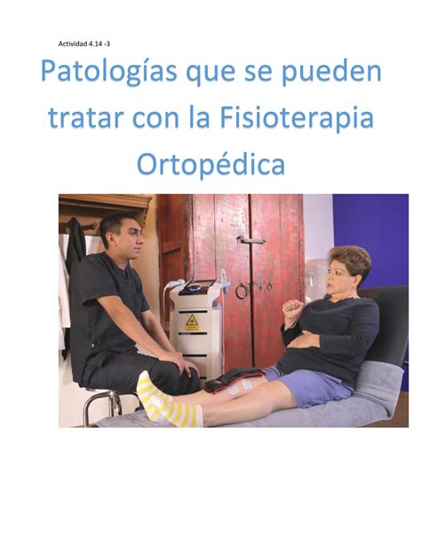 Actividad Patologias Que Se Pueden Tratar Con La Rehabilitaci N