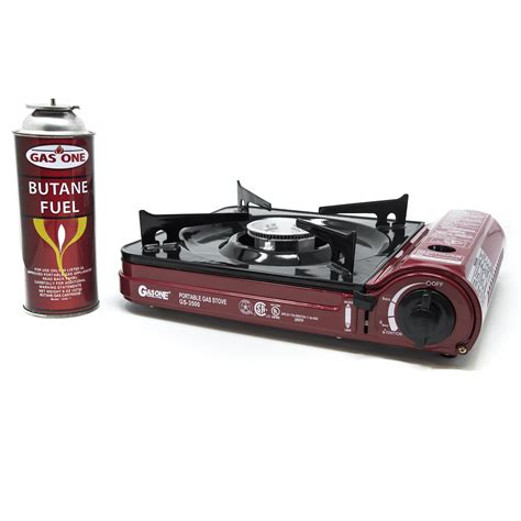 Gas One Portable Butane Gas Stove Cooker Range Cook Top Camping Ul Listed Slim Profile