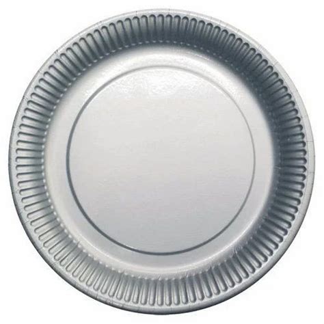 Silver Foil Paper Plates At Rs 70 Piece Paper Plate In Surat Id