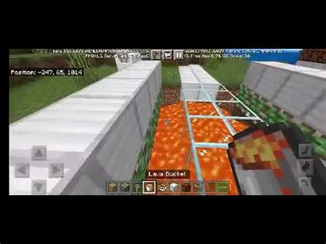 How To Make Automatic Lava Bridge In Minecraft Youtube