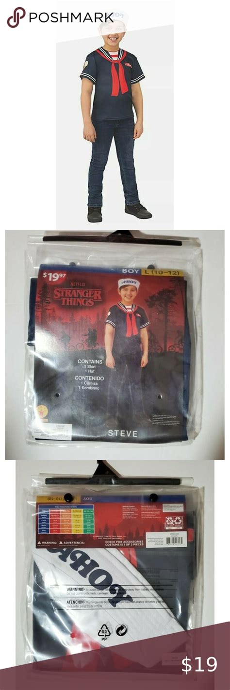 Stranger Things Large 10-12 Steve Costume | Steve costume, Costumes ...