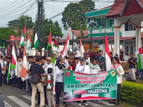 Solidaritas Palestina Ribuan Warga Agam Gelar Aksi Damai Kaba