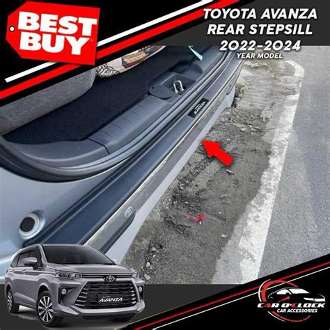 Toyota Avanza Rear Stepsill Shopee Philippines