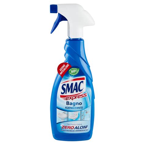 Smac Express Igienizzante Bagno Spray Tecnologia Zero Aloni Azione