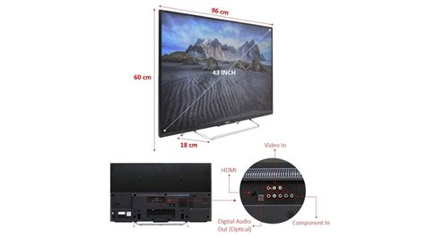 Tivi thông minh Sony KDL 43W780C 43 inches giá rẻ tại Nguyễn Kim