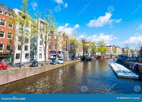 AMSTERDAM-APRIL 30: the Prinsengracht Canal (Prince S Canal) with Row ...