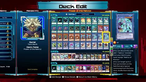 Yugioh Legacy Of The Duelist Nekroz Deck Ofkum