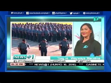 News 1 100 Police Officials Nakatakdang Mabalasa Sa Pag Upo Ni