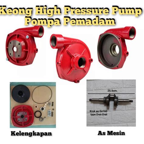 Jual Keong Pompa Pemadam High Pressure Pump Cocok Buat Gx Gx