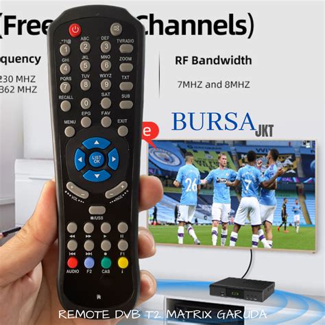 REMOTE GARUDA MATRIX BURGER MPEG4 S2 RECEIVER PARABOLA CAS Lazada