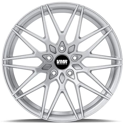 Staggered Vmr Wheels V Hyper Silver Flow Formed Rims Vmr