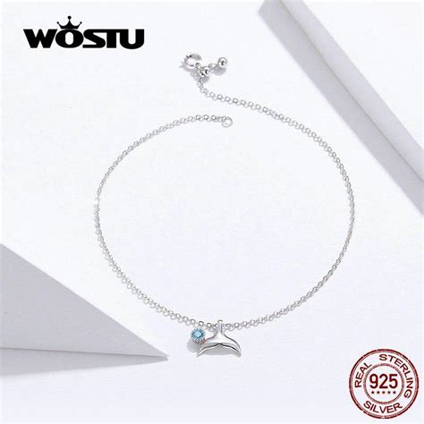 Wostu S Mermaid Tail Chain Anklet Bracelet Hot Sale Real