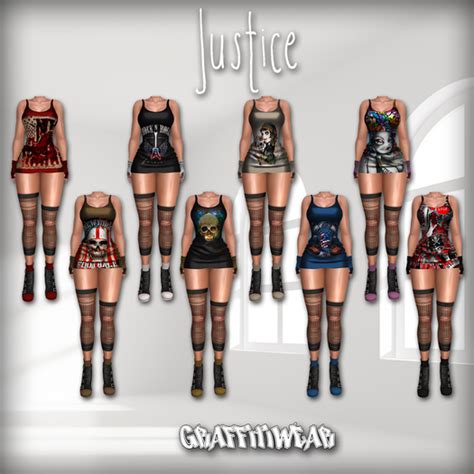 Second Life Marketplace Graffitiwear Justice Fatpack