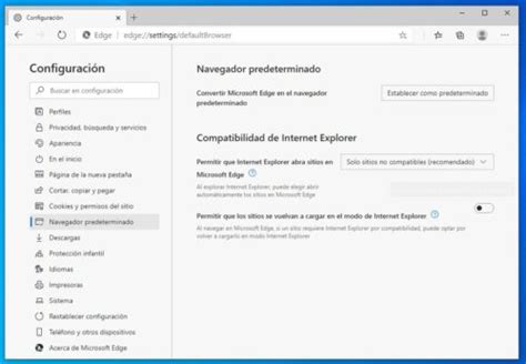 Cómo Evitar Que Internet Explorer Abra Microsoft Edge En Sitios Incompatibles