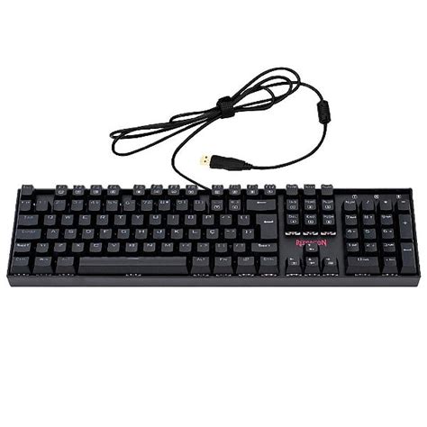 Teclado Mecânico Gamer Redragon Mitra Single Color Preto Switch