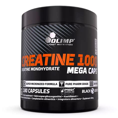 Olimp Creatine 1000 Mega Caps 180 Kapseln Creatin Monohydrat Hq