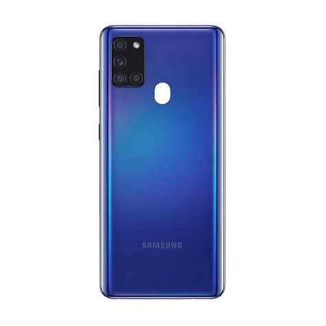 TAMPA DE BATERIA SAMSUNG A21S AZUL CLARO LENTE JMA DISTRIBUIDORA