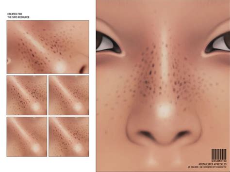 Cosimetic S Details HQ Freckles N26 Sims 4 Cc Makeup Freckles