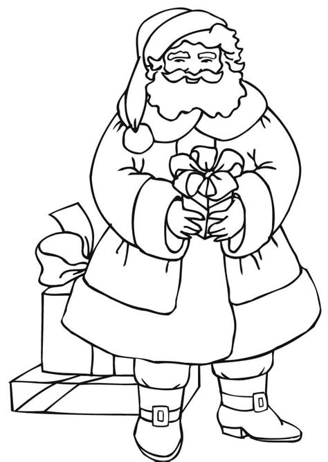 Polar Express Santa Coloring Page Coloring Pages