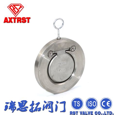 Rstv Stainless Steel Wafer Type Single Disc Swing Check Valve China