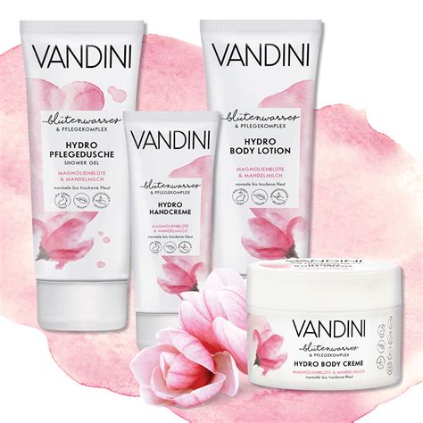 Vandini Hydro Pflege Duschgel Damen Mit Magnolienbl Te Mandelmilch