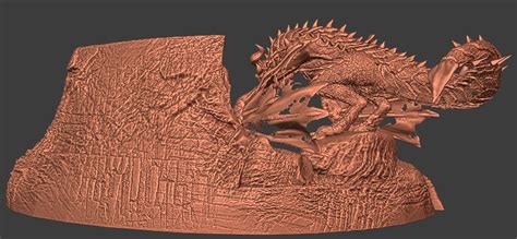 Stl File Paarthurnax From The Elder Scrolls V Skyrim 🐉 ・3d Print