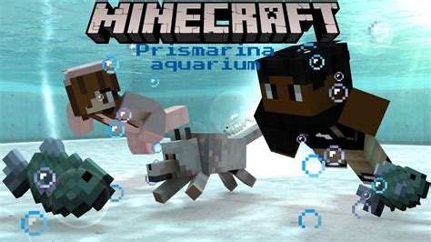 Minecraft Prismarina Aquarium Ft Cute Piggy Youtube