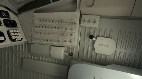 3D gemini capsule interior model - TurboSquid 1381080