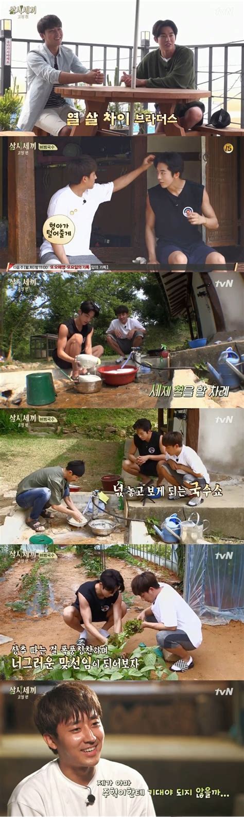 Tf첫방분석 삼시세끼 고창편 남주혁 손호준 형아 한 명이면 적응 끝 연예 기사 더팩트