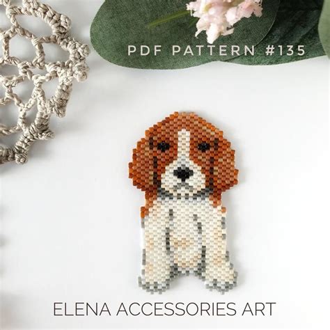 Beagle Puppy Pdf Pattern For Miyuki Delica Seed Beads Dogs Etsy