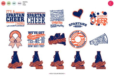 Spartans Cheer Bundle Graphic by kellylollar · Creative Fabrica