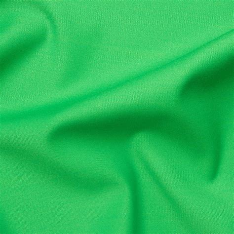 Emerald Green Stretch Wool Lustrous Cloth