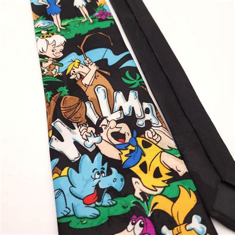 Hanna Barbera The Flintstones Tie 1993 Fred Wilma Bet… Gem