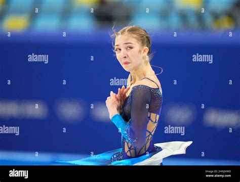 Beijing China Winter Olympics February Olga Mikutina