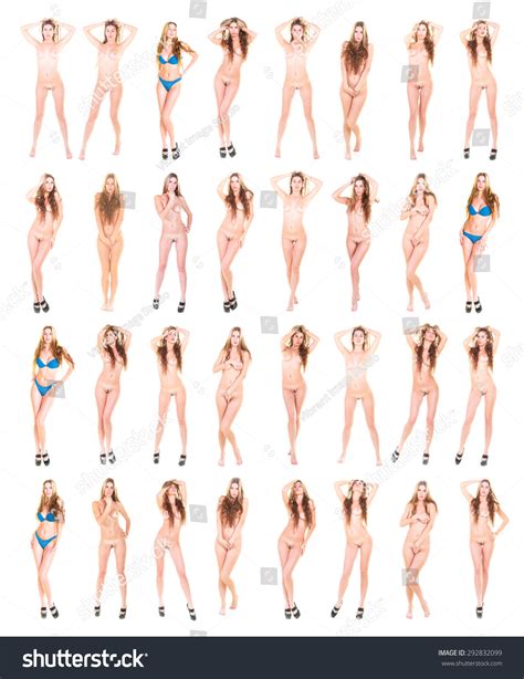 Naked Barefoot Many Same Nude Stock Photo Shutterstock