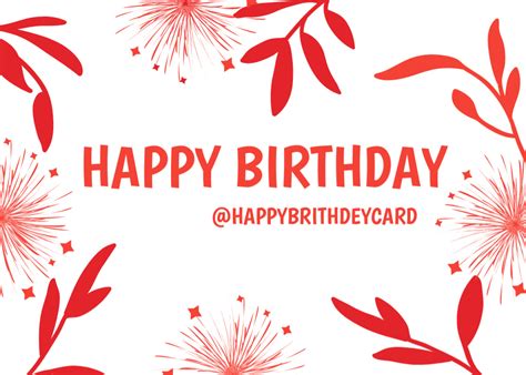 Happy Birthday Greeting Online Postcard Template Vistacreate