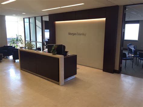 Reception Desk And Feature Wall American Wood Design