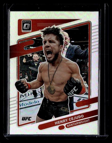 2022 Donruss Optic UFC Henry Cejudo Silver Holo Prizm 77 EBay